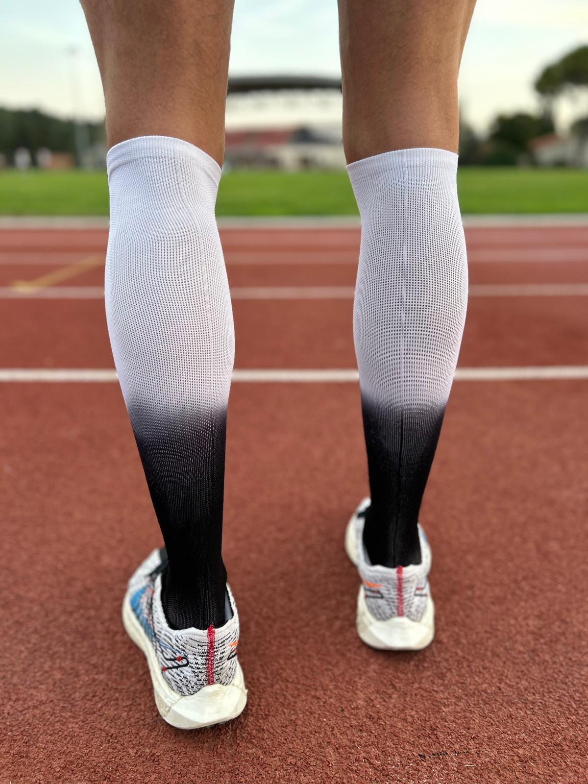 Chaussettes de compression hautes effort - Running, course, vélo et sports 4/6