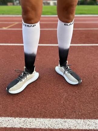 Chaussettes de compression hautes effort - Running, course, vélo et sports