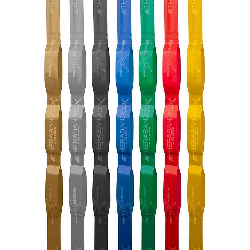 Bandes élastiques de musculation CLX  prédécoupées 2 m 4/7