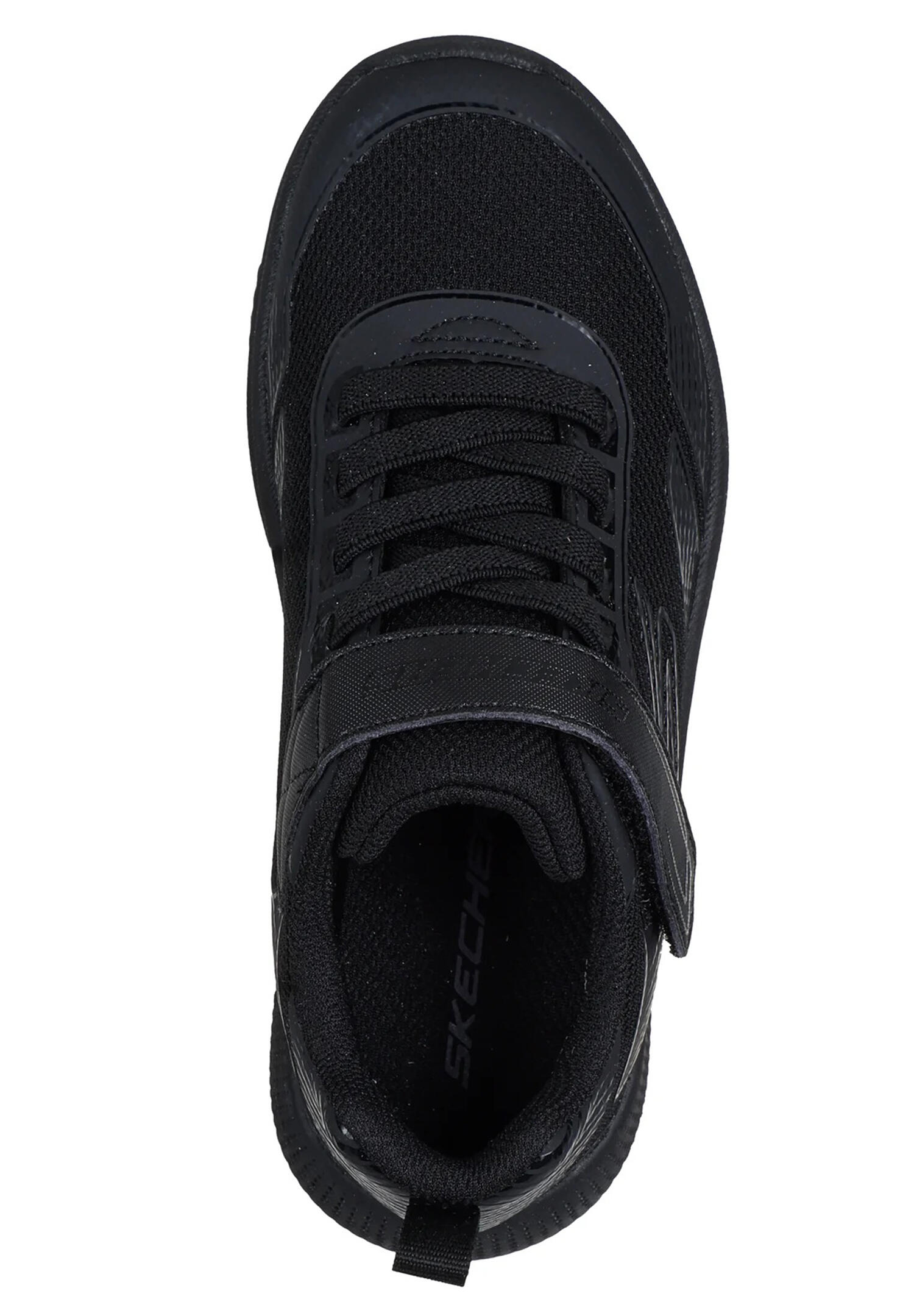 Sapatilhas Skechers Menino Microspec Advance Oasis Poi em Preto 3/4