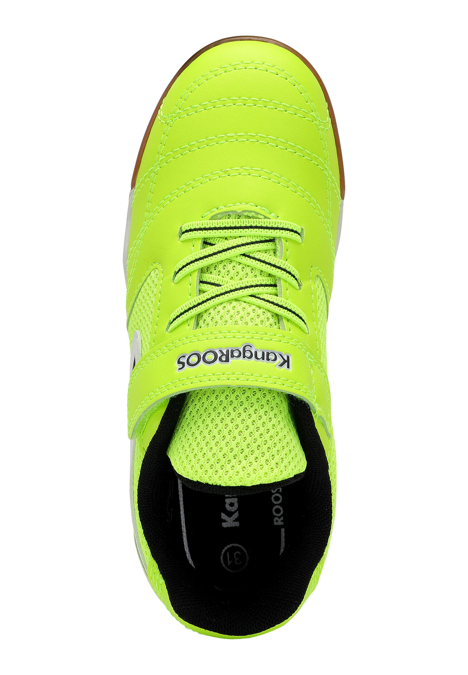KangaROOS Kinder K-Braceyard EV Sneaker 10990 000 7013 Neon Yellow/Jet Black 5/6