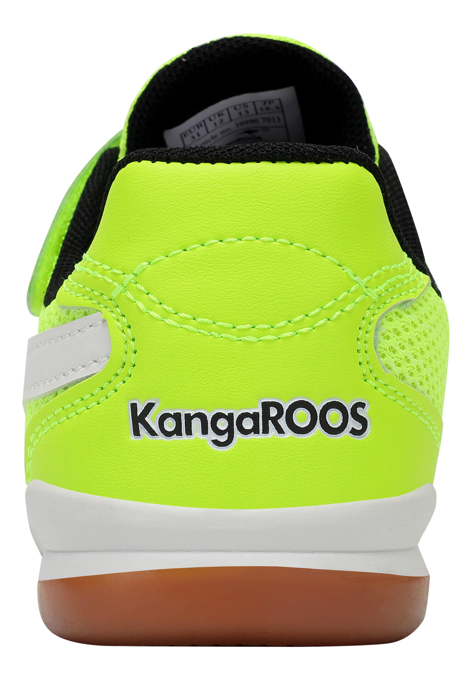 KangaROOS Kinder K-Braceyard EV Sneaker 10990 000 7013 Neon Yellow/Jet Black 4/6
