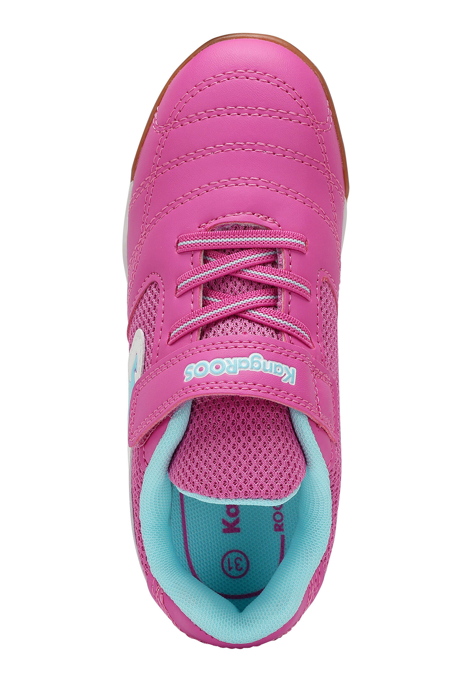 KangaROOS Kinder K-Braceyard EV Sneaker 10990 000 6565 Fuschia/Limpet Shell 6/7