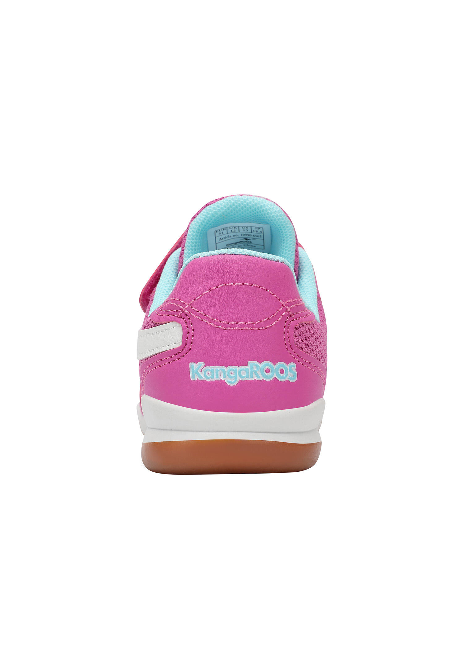 KangaROOS Kinder K-Braceyard EV Sneaker 10990 000 6565 Fuschia/Limpet Shell 5/7