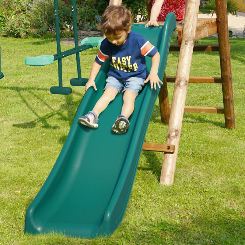 Glissière toboggan double vague pour portiques à plateformes H90 cm 2/5