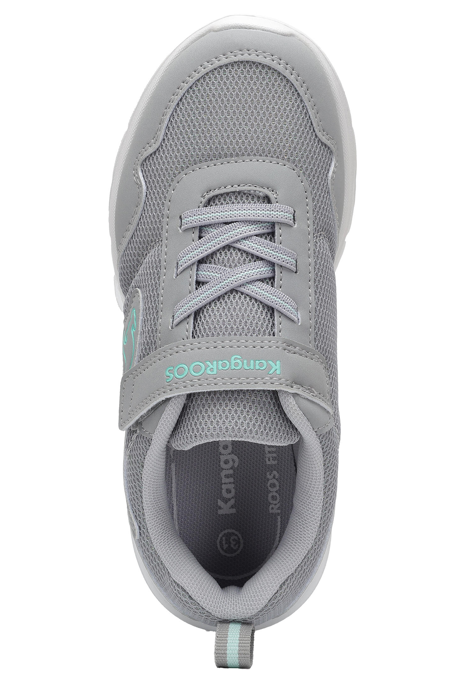 KangaROOS Kinder K-ETK Possum EV Sneaker 10337 000 2331 Grey Cabbage 4/7
