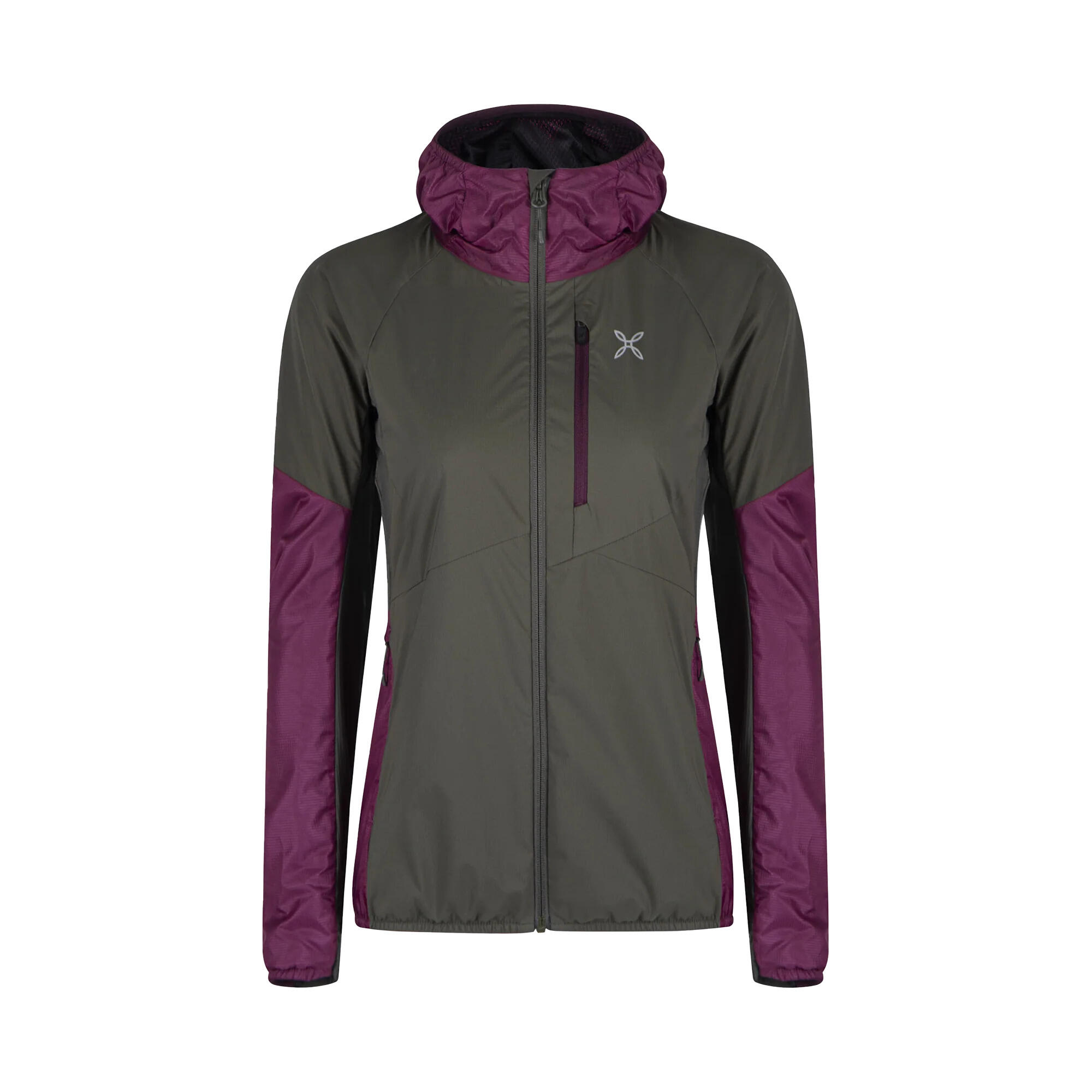 Casaco com capuz feminino montura alpha evo
