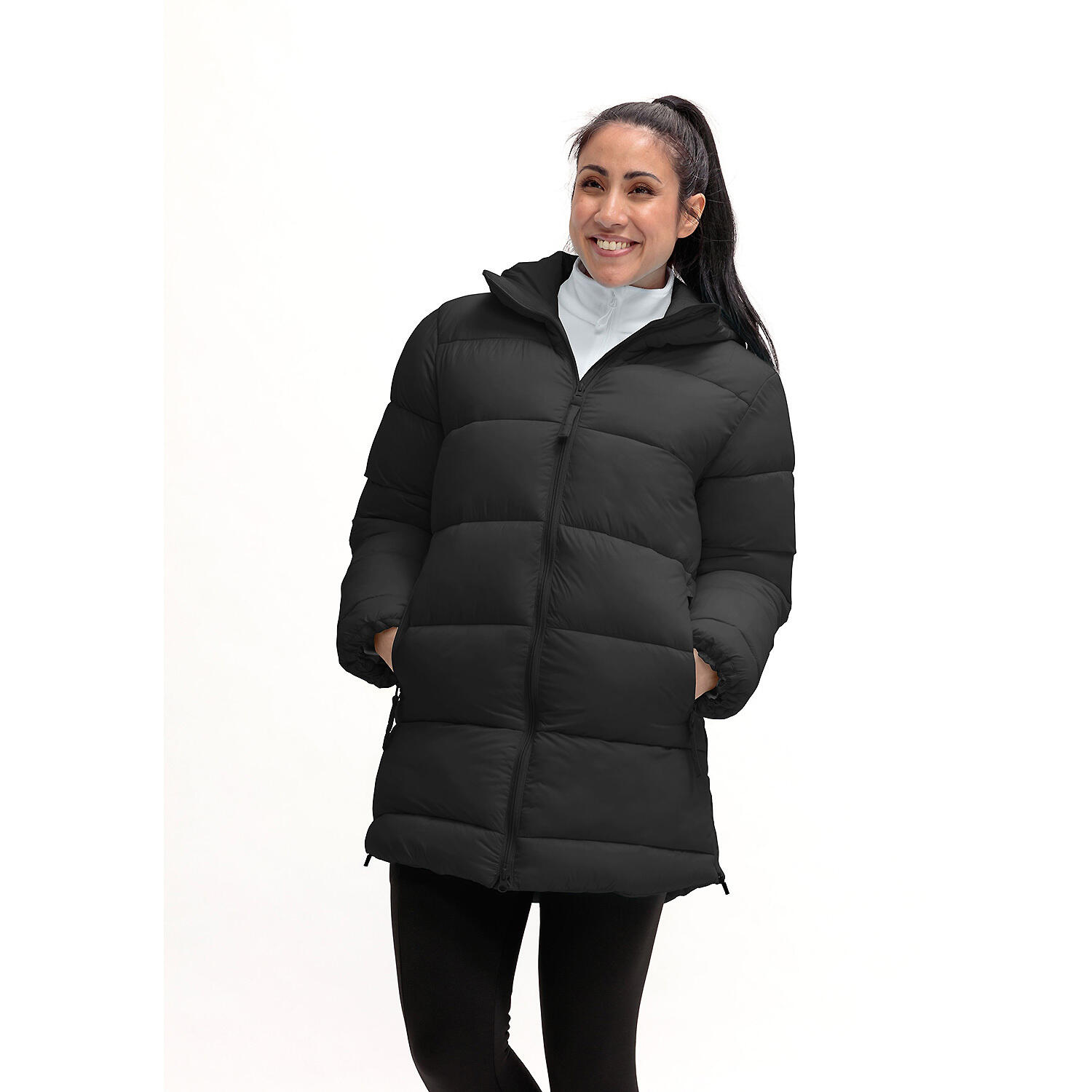 Plumífero con capucha de mujer Maier Sports Heatcore 3/7