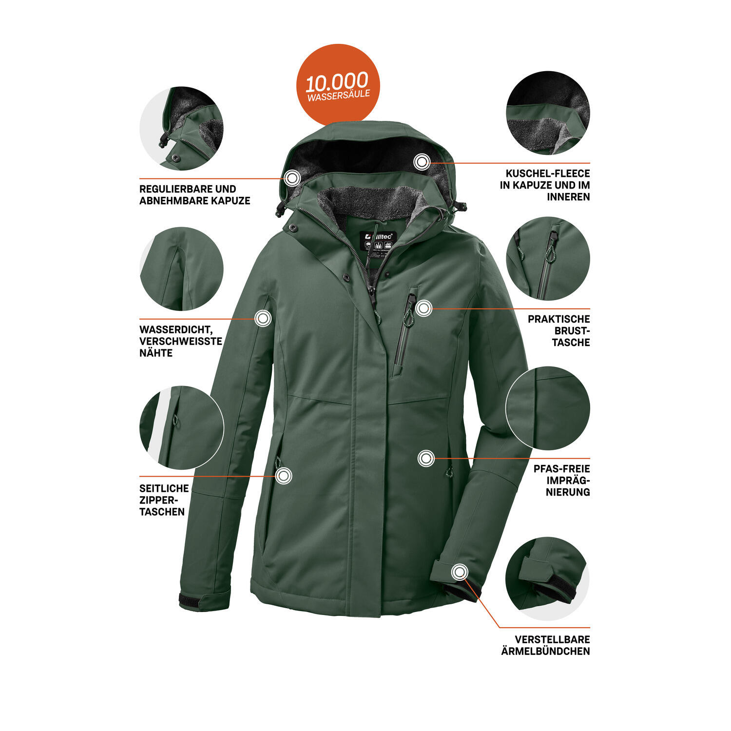 Damen Outdoorjacke KOW 170 5/6