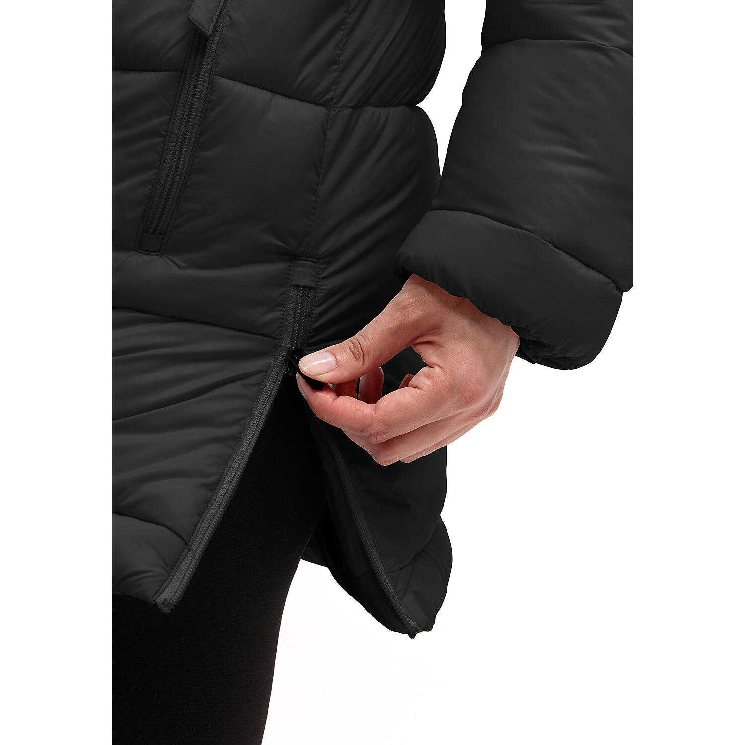 Plumífero con capucha de mujer Maier Sports Heatcore 5/7