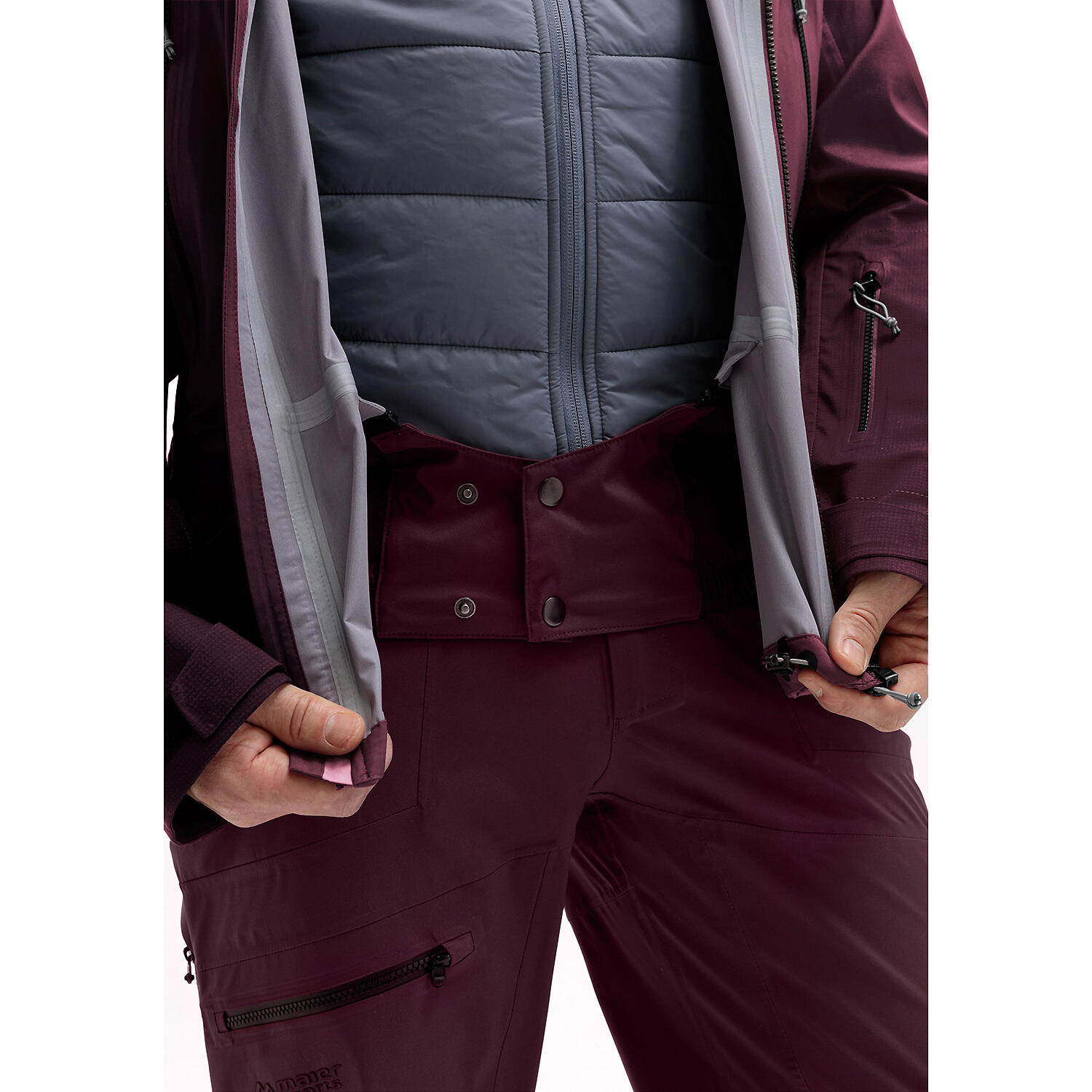 Chaqueta con capucha Maier Sports Marsicano 3lg 5/7