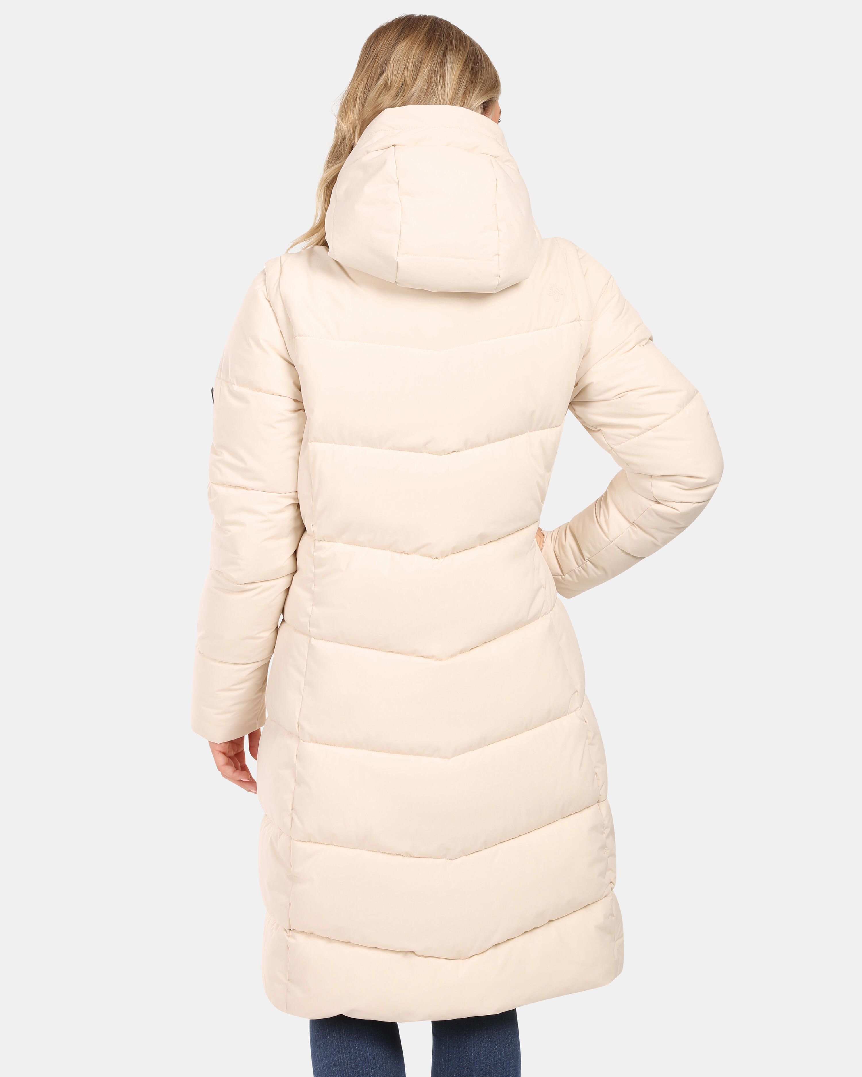 Manteau isolant femme Kilpi Sali-W beige 2/7