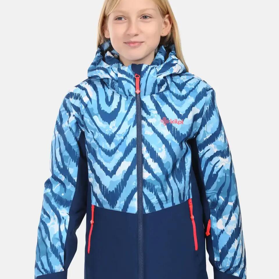 Kilpi Samara-JG Girls' Ski Jacket, Blue
