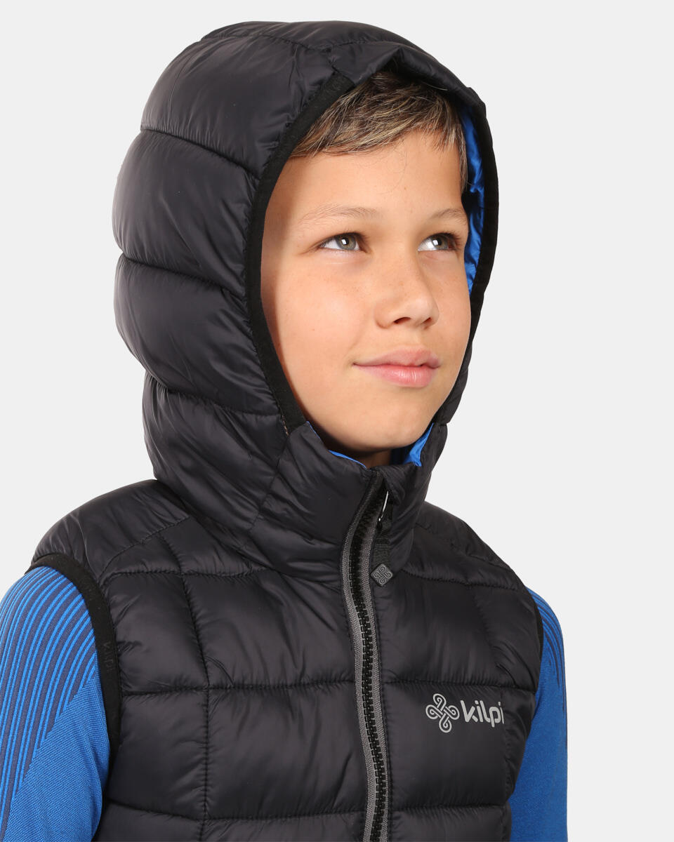 Gilet isolant garçon Kilpi Tomm-JB noir 3/5