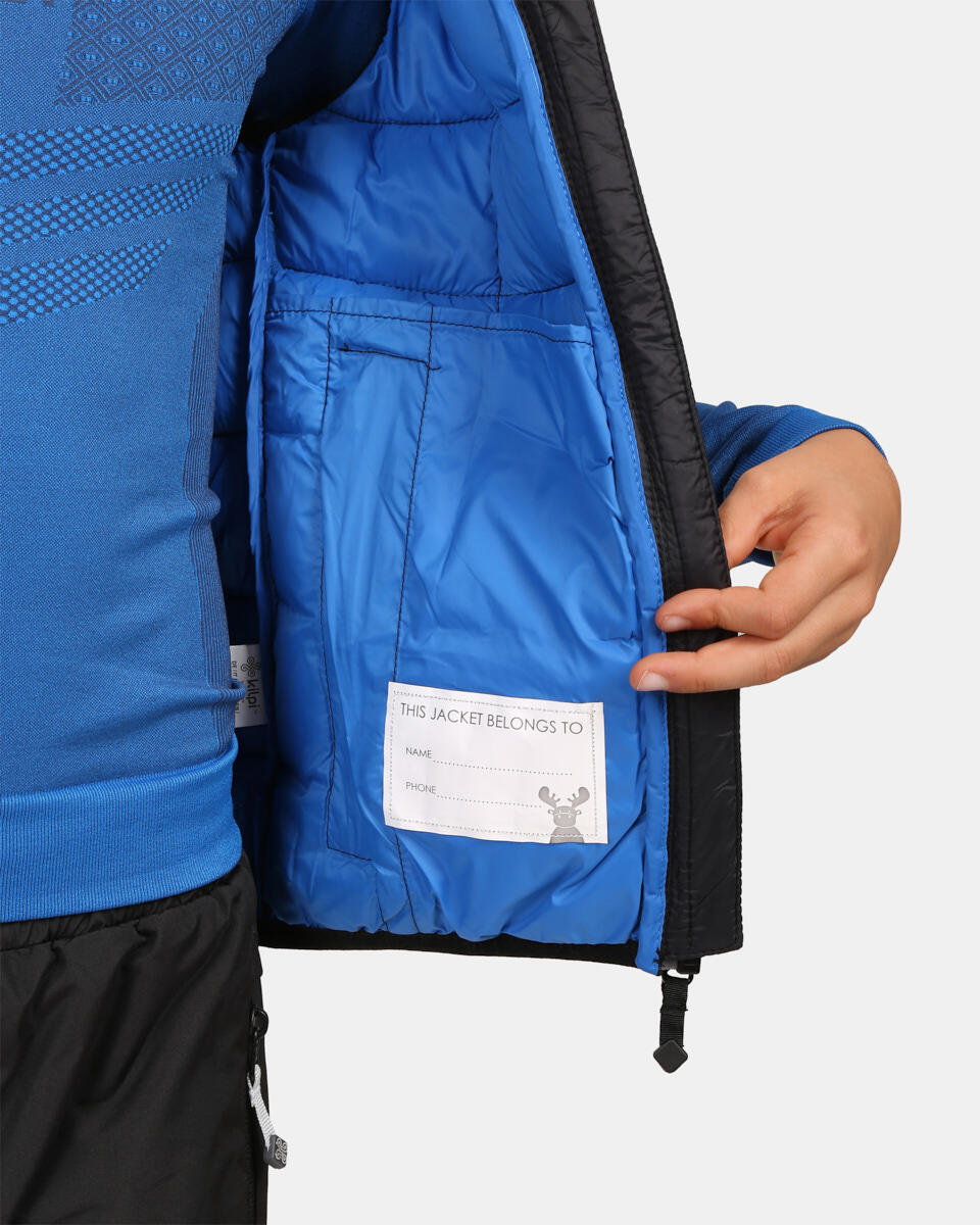 Gilet isolant garçon Kilpi Tomm-JB noir 4/5