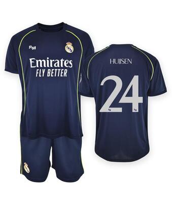 Camiseta Niño Huijsen Real Madrid Segunda Equipación Réplica Oficial 25/26