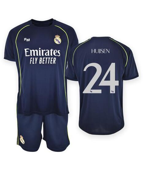 Camiseta Niño Huijsen Real Madrid Segunda Equipación Réplica Oficial 25/26