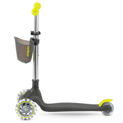 Trottinette à trois roues pliable avec roues LED luminescentes Cariboo Ghost