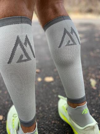 Manchons mollet de compression X-Trem - Effort et récupération - Gris Clair