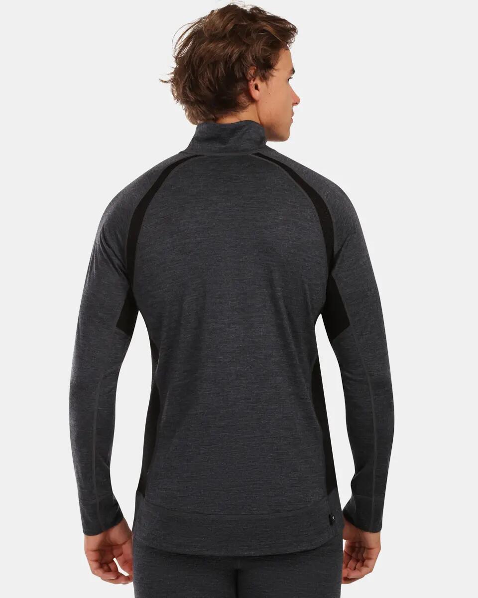 Men´s long sleeve MERINO WOOL base layer top Kilpi JAGER-M 2/3