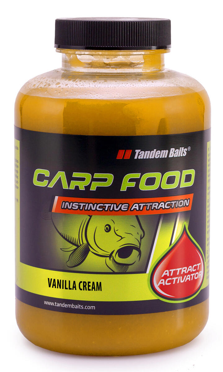 TANDEM BAITS Attract Activator Carp Food Vanilka & Krém 500ml