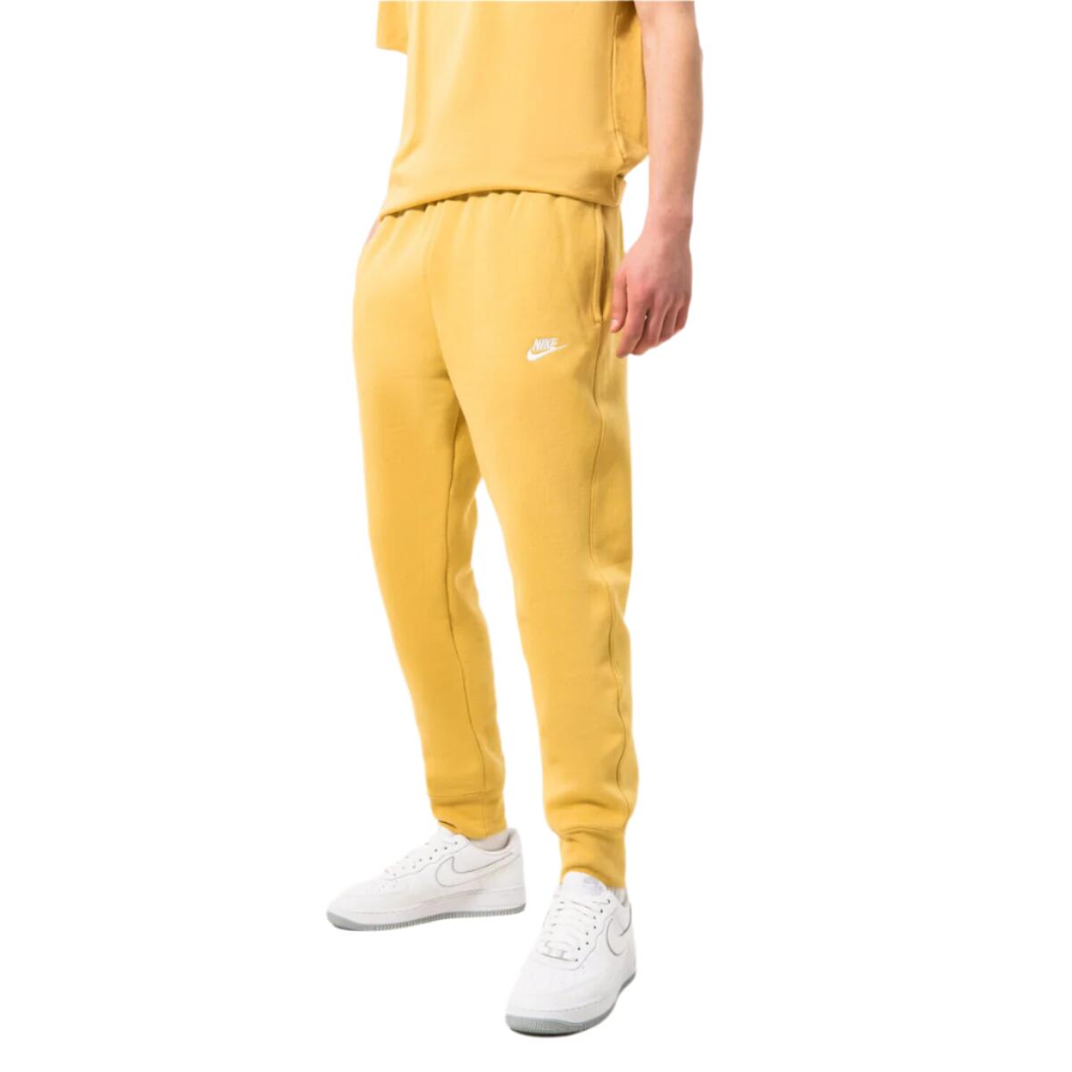 Nike - Pantalon Nike Sportswear Club Fleece – Gold, L - Pantalons - Jaune - Decathlon