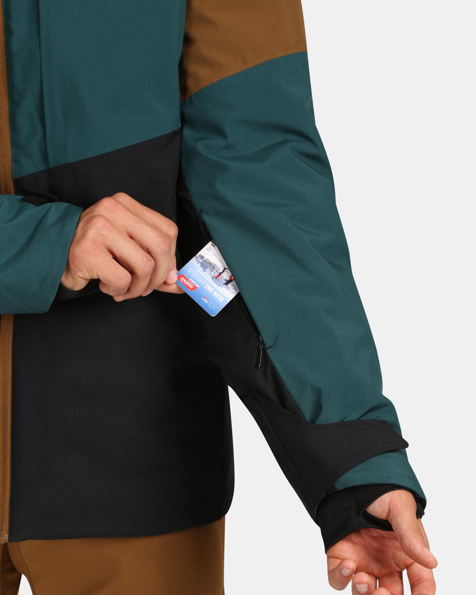 Veste de ski Kilpi Killyan-M pour homme, imperméable, verte. 3/7