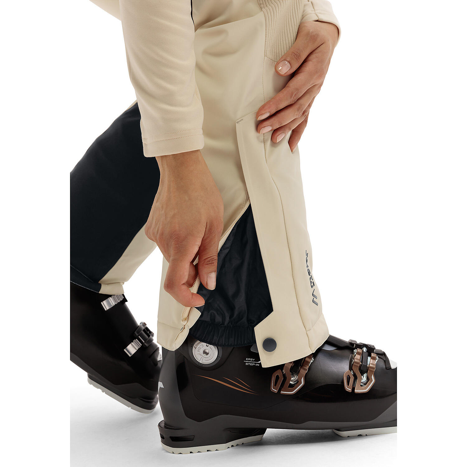 Pantaloni da sci da donna Maier Sports Whiteglam 6/7