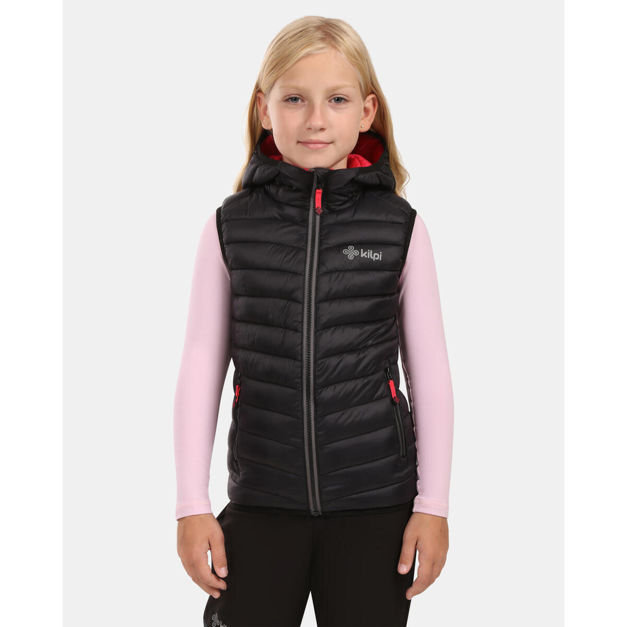 Kilpi - Gilet Isotherme Fille Kilpi Tomm-jg - Blouson - Noir - Decathlon