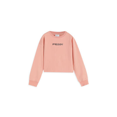 Felpa girocollo comfort fit con logo FREDDY