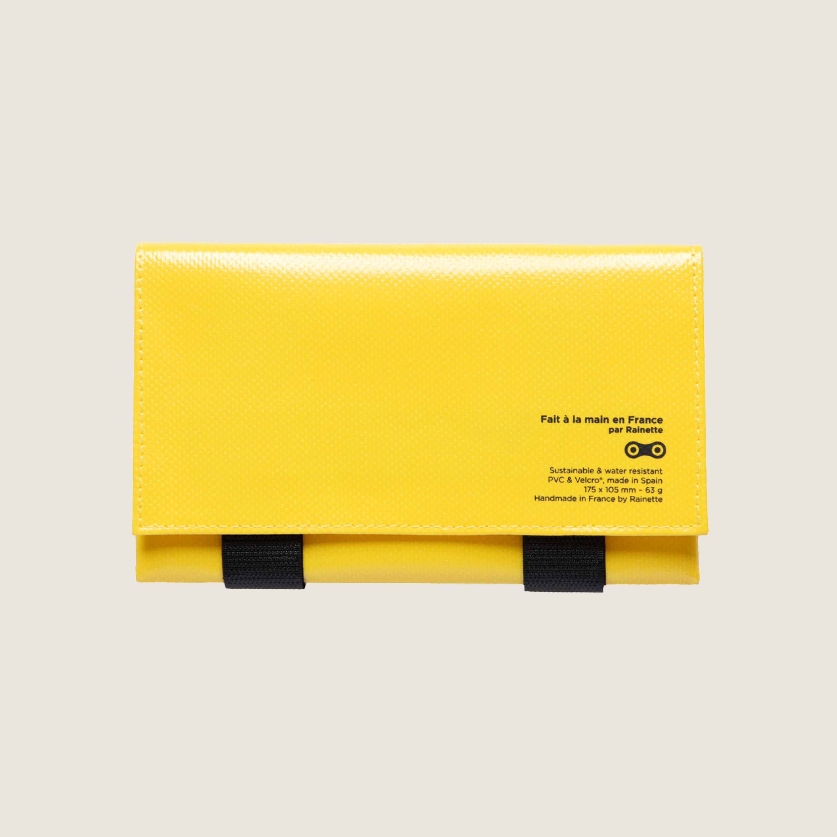 Rainette - Rainette La Véloche — Pochette Pvc Avec Velcro, S'Accroche Partout. - Sacoche - Jaune|marron|noir|rouge - Taille Unique - Decathlon