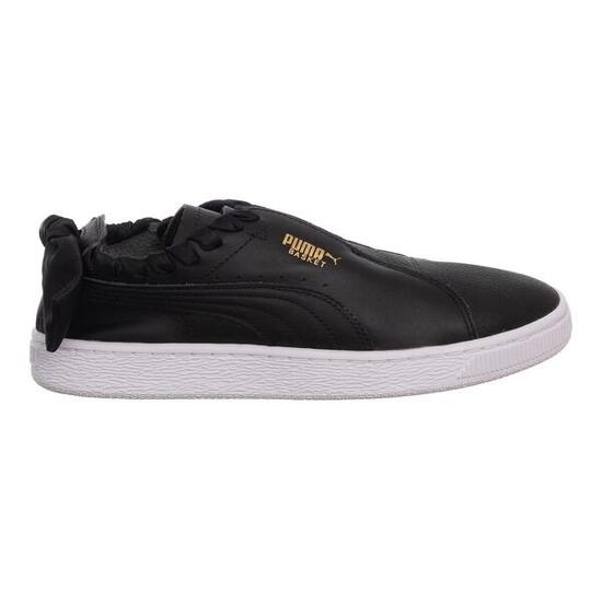 PUMA Basket Twist SB WNS ZLN 0842 – Damen Sneaker, Schwarz, Leder
