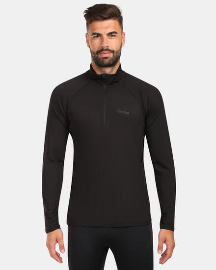 T-shirt technique homme Kilpi Willie-M manches longues col zippé