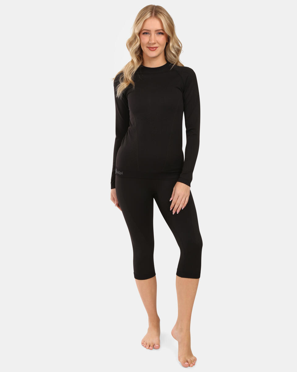 Camiseta térmica sin costuras de manga larga para mujer Kilpi CAROL-W 3/4