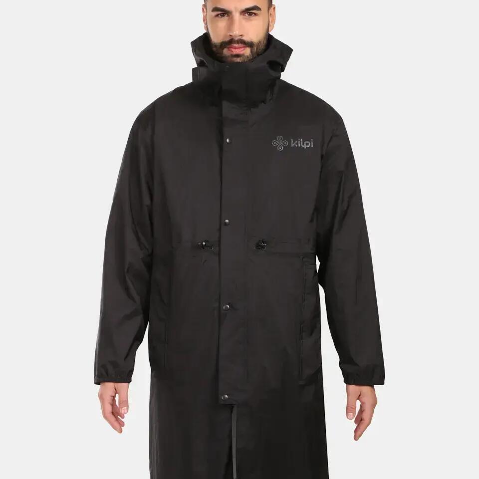Kilpi Team Raincoat-U Unisex Ski Raincoat, Black