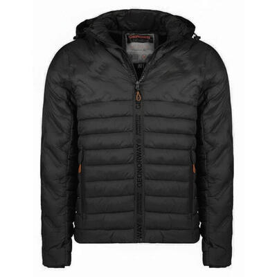 Giacca da uomo Geographical Norway Burator imbottita invernale nera