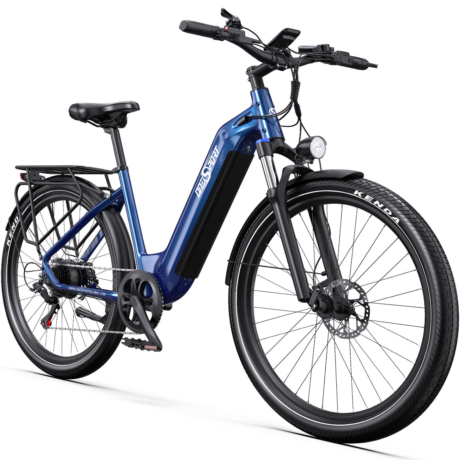 Onesport - Vélo Électrique Onesport Ot05 – 250w, Batterie 36v 18,2ah, Autonomie 120 Km - Vélo Cargo - Vert - 390 Mm - Decathlon