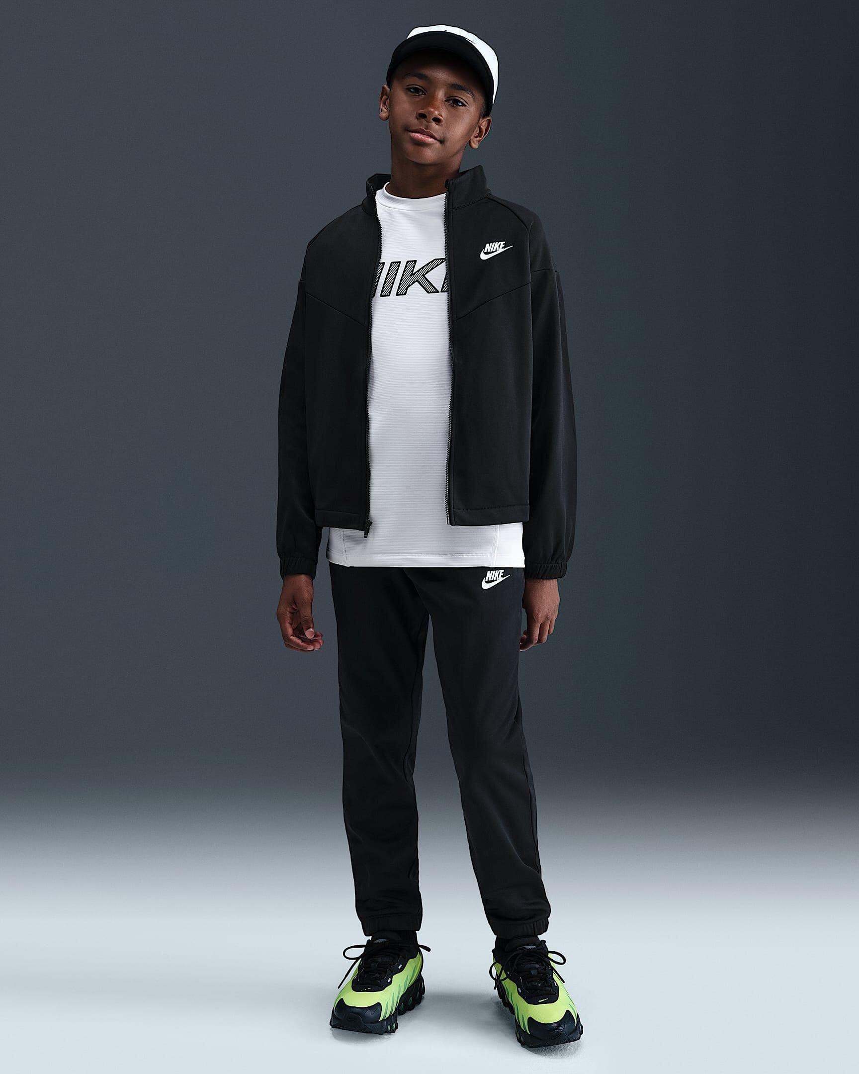 Tute complete junior ( acetato-poliestere) nike nero 1/6