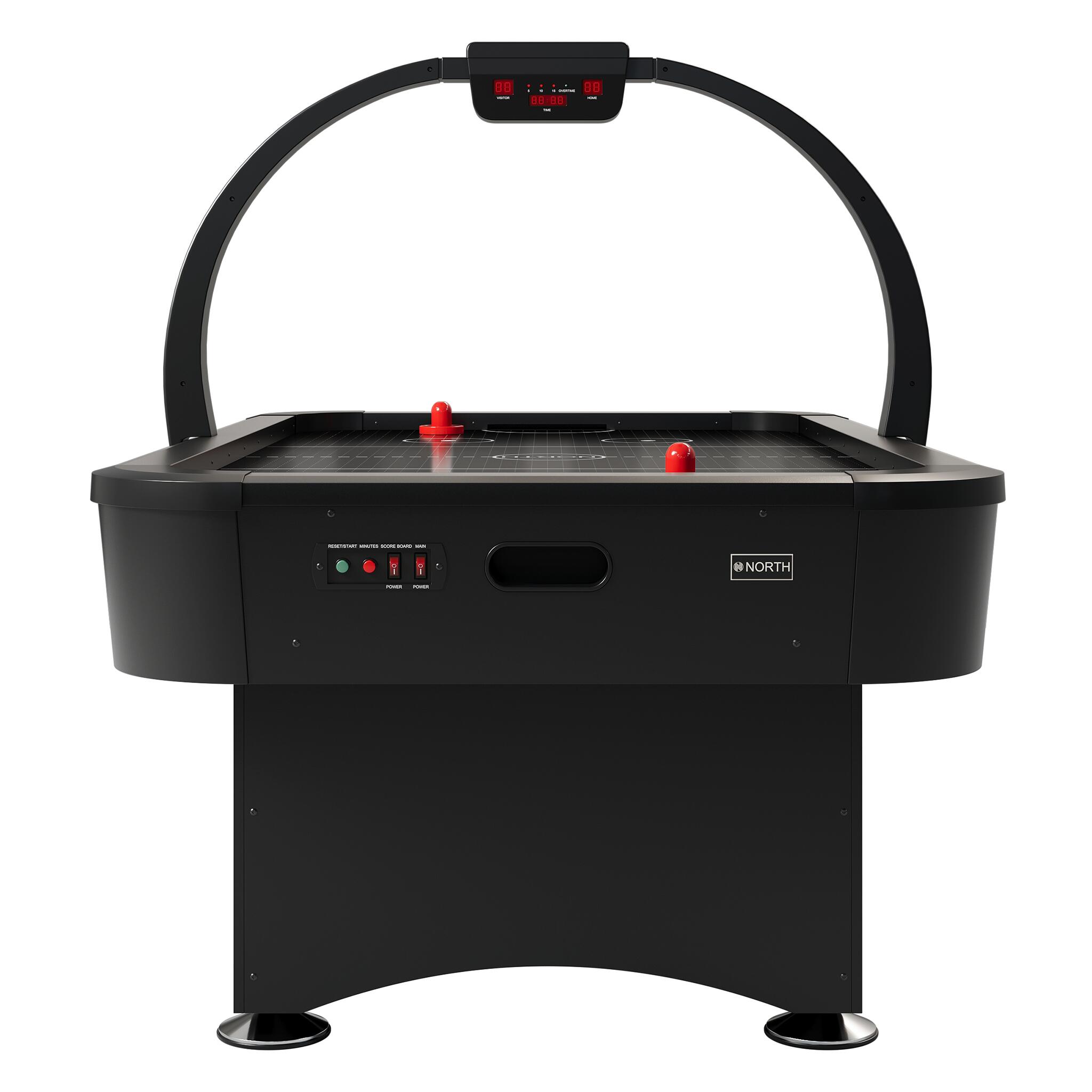 NORTH Thunder Table De Air Hockey Noir/Noir 7FT 3/4