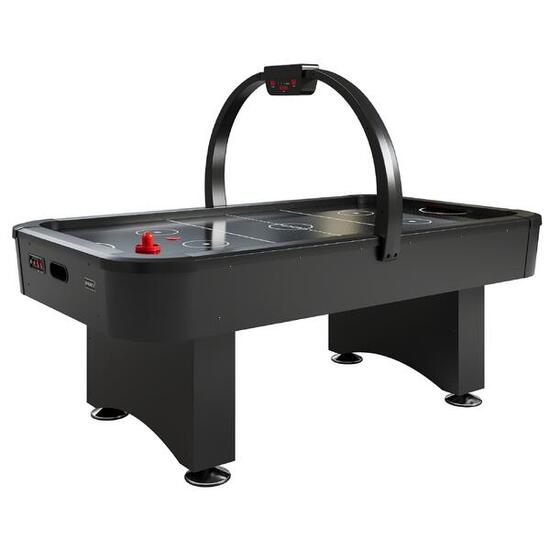 NORTH Thunder Airhockeytafel Zwart/Zwart 7FT