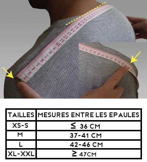Double épaulière attelle - Protection, maintien et compression des deux épaules 6/7