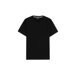 T-shirt coupe classique avec col rond et logo ton sur ton