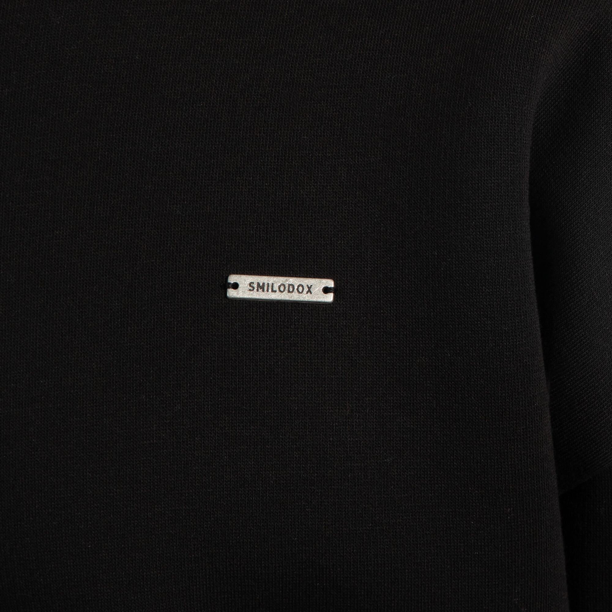 Unisex Sweatshirt Riven Schwarz 4/5