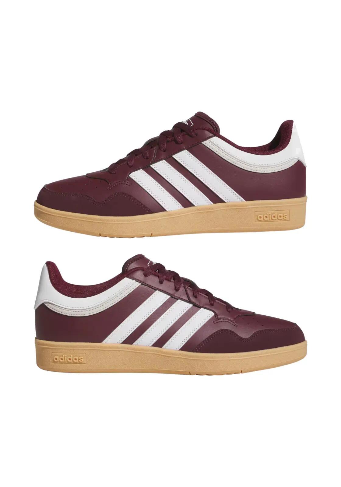 Chaussures Adidas Hoops 4.0 Rouge/Blanc/Vert 2/6