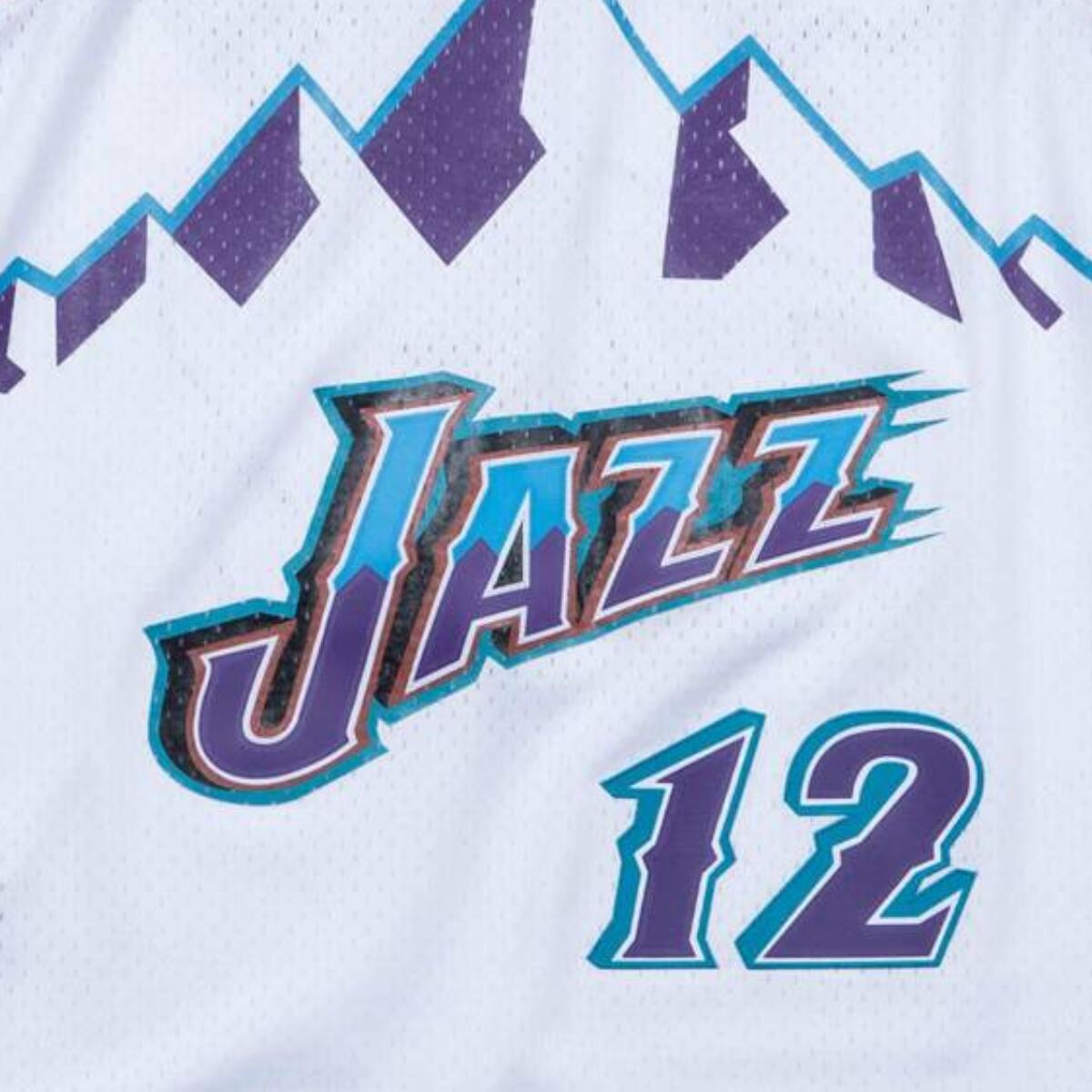 Koszulka Mitchell&Ness NBA Utah Jazz John Stockton - SMJYLG18031-UJAWHIT96JST 3/3