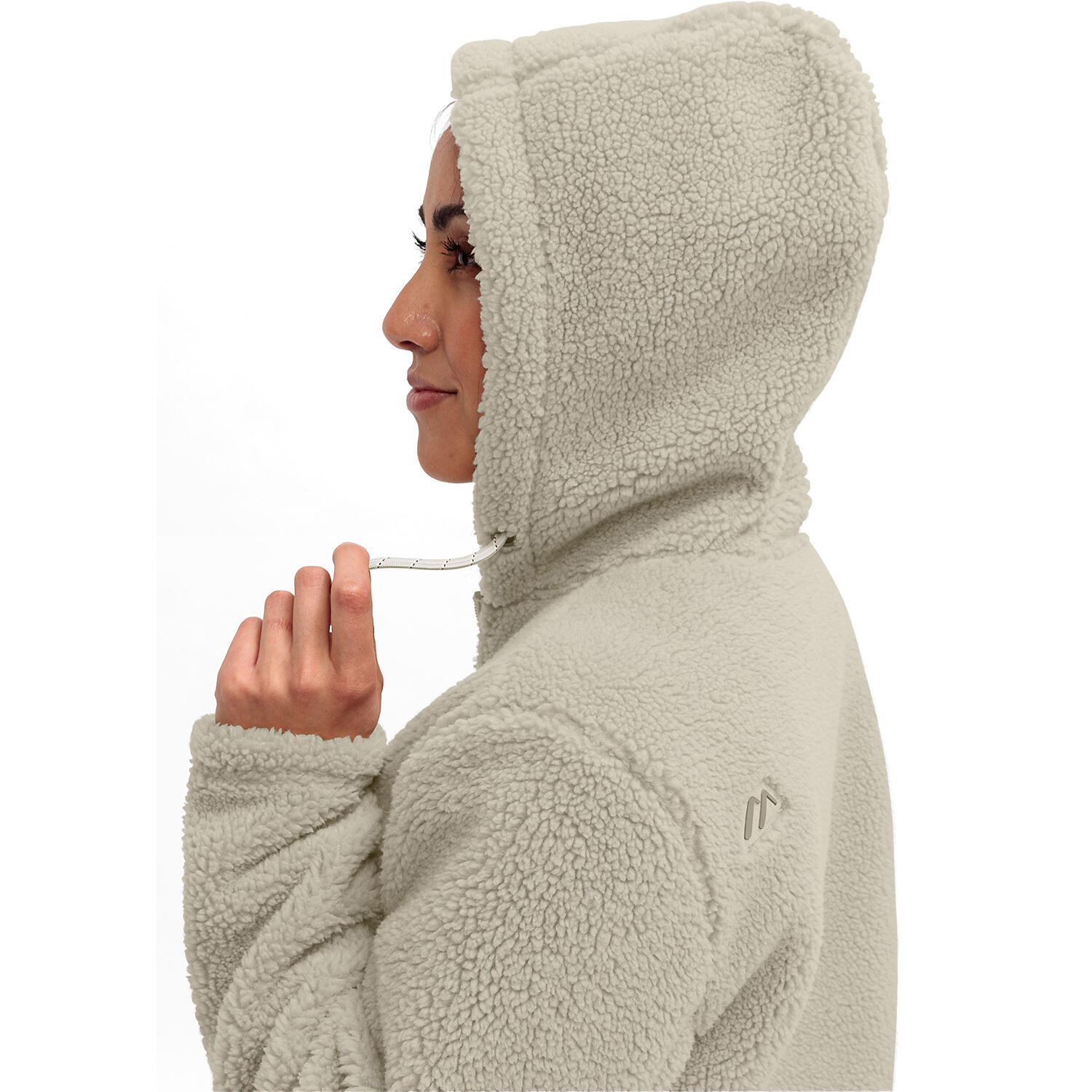 Pile con cappuccio da donna Maier Sports Cheviot 5/6