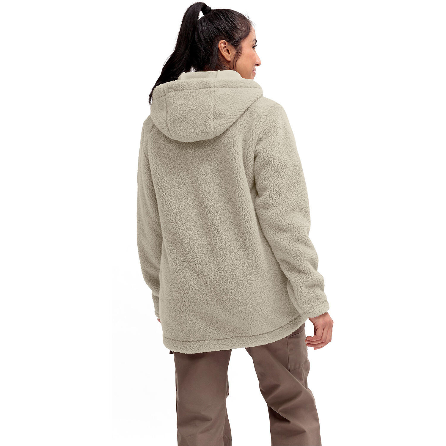 Pile con cappuccio da donna Maier Sports Cheviot 4/6