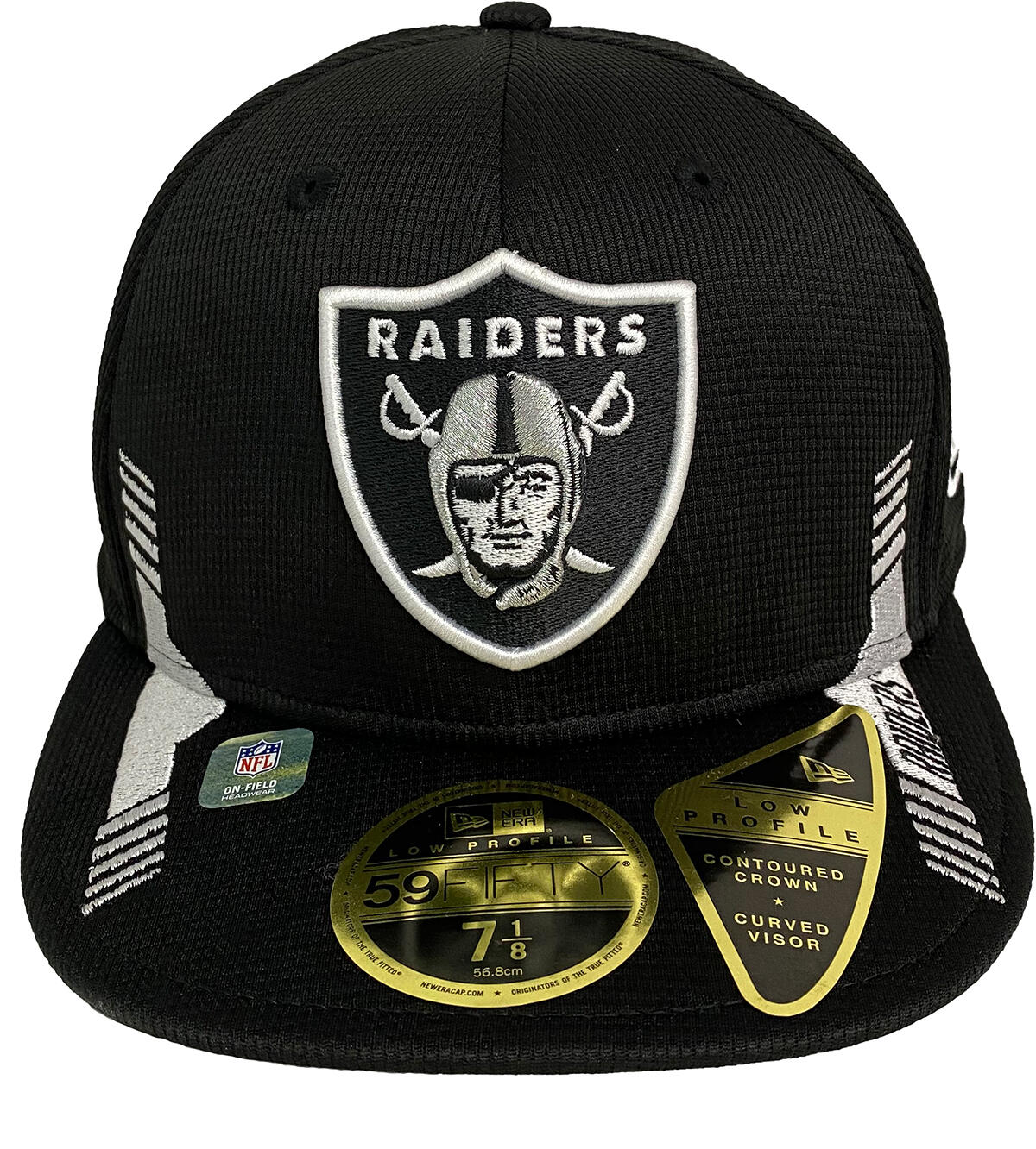 New Era 59FIFTY Cap NFL 21 Sideline Home Las Vegas Raiders schwarz 2/3