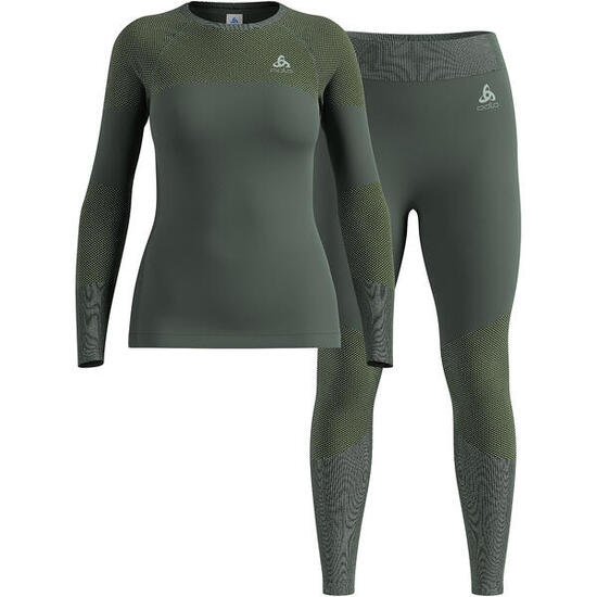 Ensemble de sous-vêtements thermiques féminins ODLO Fundamentals Performance