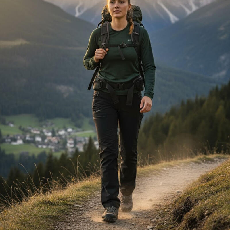 Pantalon De Randonnée VAUDE Farley Stretch II - Matière Écologique Bluesign, Stretch, Séchage Rapide